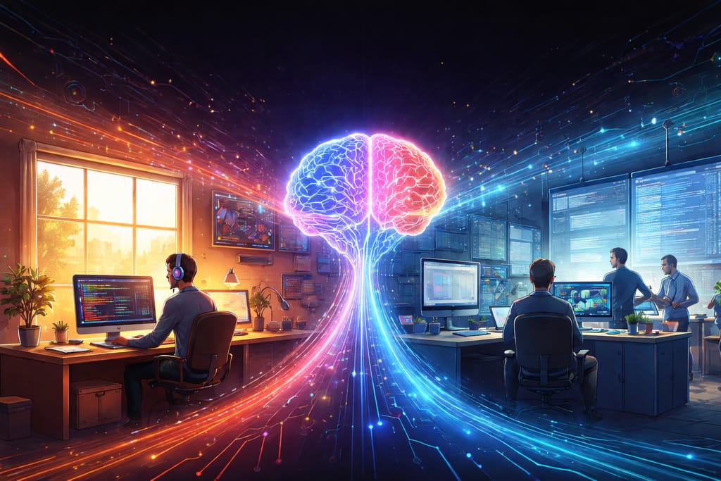 Coding Project Personal Image Using AI in Personal Projects vs Enterprise Codebases | John Van Wagenen